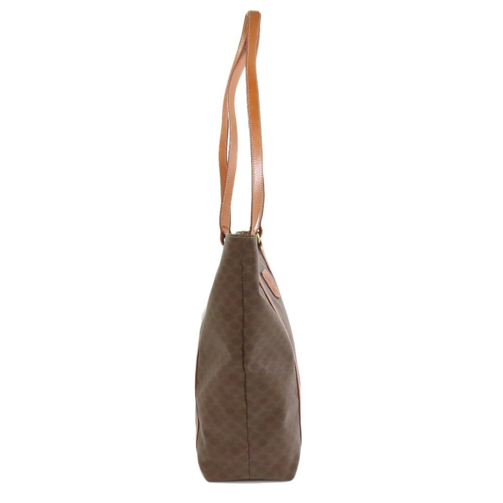 Celine Macadam Leather Brown Tote Bag - Picture 3 of 11